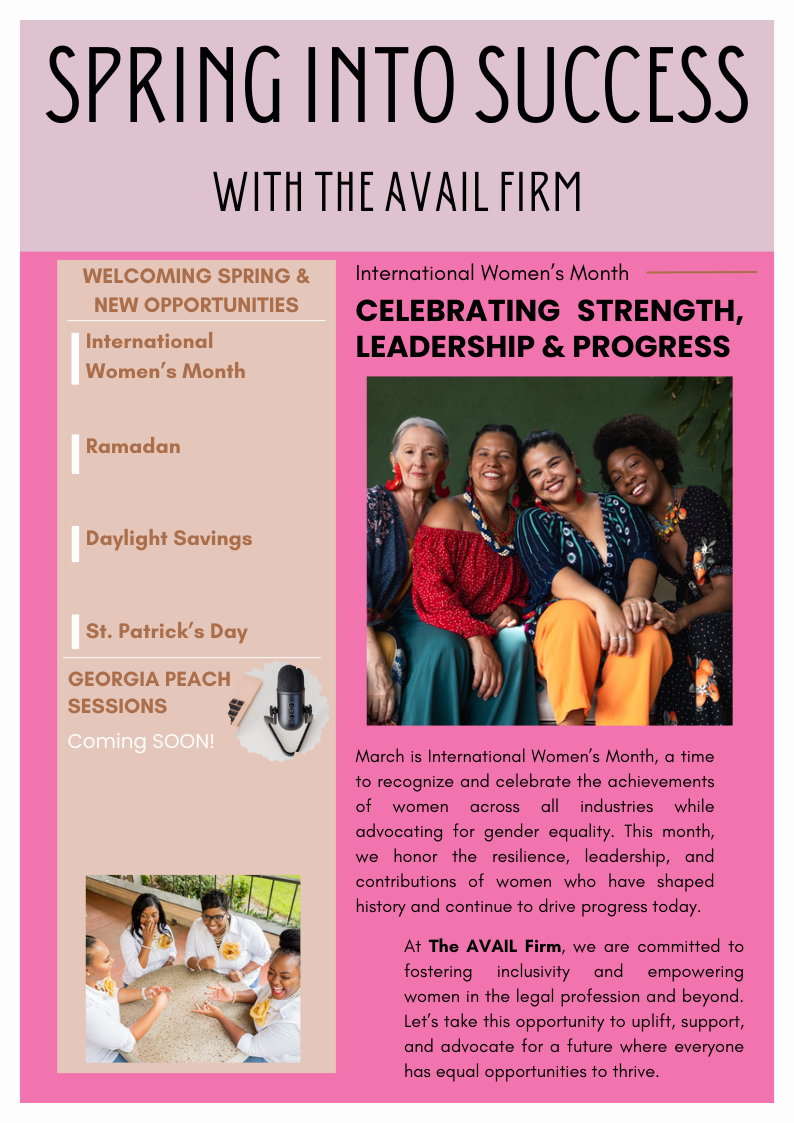 Honoring Women, Inspiring Change – Celebrate with The AVAIL Firm!