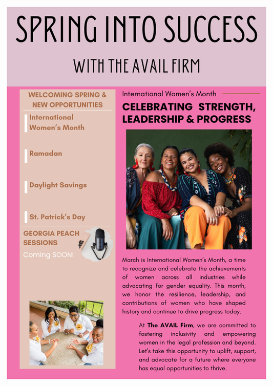 Honoring Women, Inspiring Change – Celebrate with The AVAIL Firm!